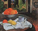 Paul Gauguin Stillleben mit Fruchtschale und Zitronen painting